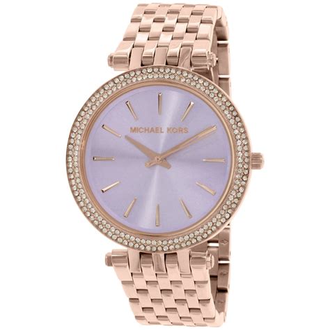 michael kors darci watch silver and rose gold|Michael Kors darci blue.